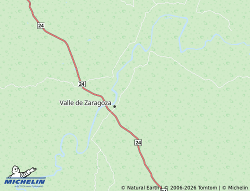 MICHELIN Galván map - ViaMichelin