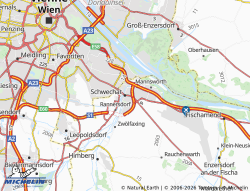 MICHELIN Schwechat map - ViaMichelin