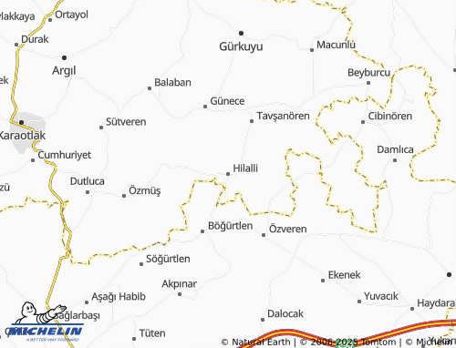 MICHELIN Hilalli map - ViaMichelin