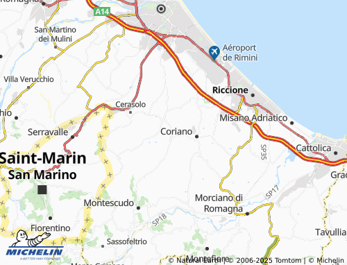 Mapa MICHELIN Pian delle Pieve - ViaMichelin