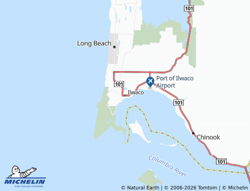 Mapa MICHELIN Ilwaco - ViaMichelin