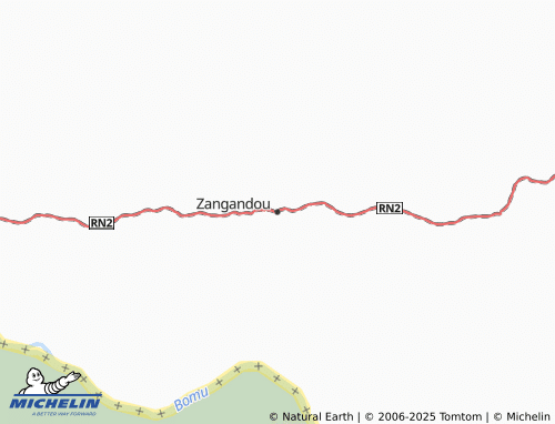 MICHELIN Zangandou map - ViaMichelin