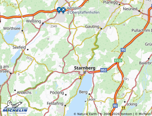 Mappa MICHELIN Hanfeld - ViaMichelin