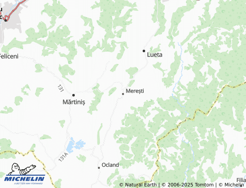 MICHELIN Merești map - ViaMichelin