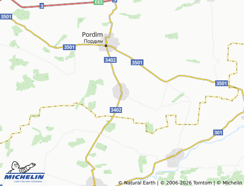 Mappa MICHELIN Valchitran - ViaMichelin