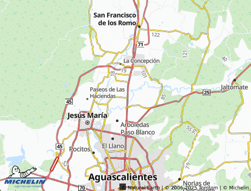 MICHELIN Jesús María Centro map - ViaMichelin