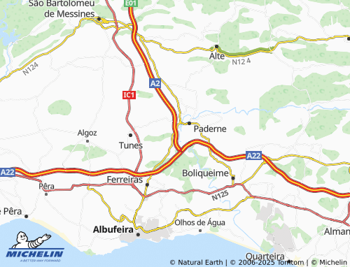 MICHELIN Mem Moniz map - ViaMichelin
