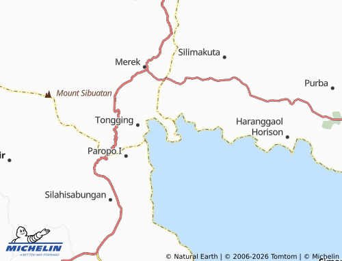 MICHELIN Sibolangit map - ViaMichelin