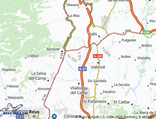 Mapa MICHELIN El Milà - ViaMichelin