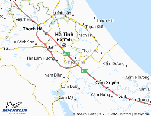 MICHELIN-Landkarte Thạch Bình - ViaMichelin