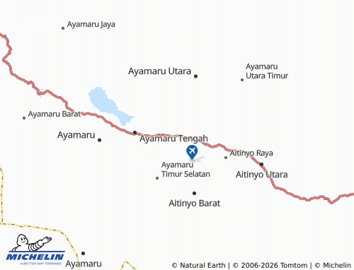 Mapa MICHELIN Ayamaru Timur - ViaMichelin
