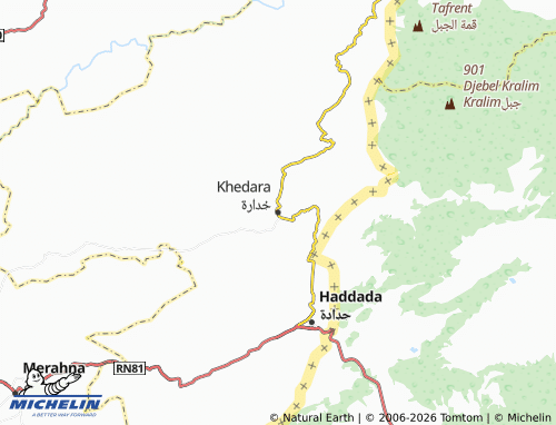Mapa MICHELIN Khaddarah - ViaMichelin