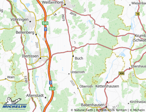 Mapa MICHELIN Buch - ViaMichelin
