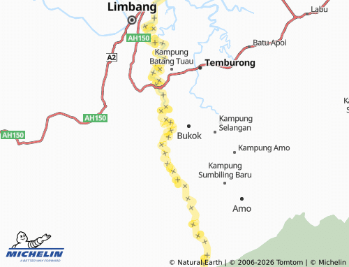 Mappa MICHELIN Kampung Maniup - ViaMichelin