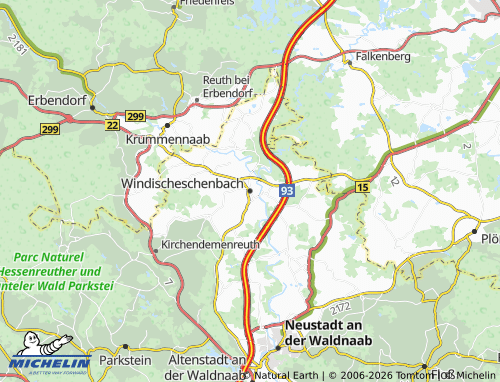 Mapa MICHELIN Windischeschenbach - ViaMichelin