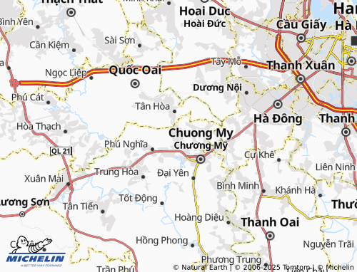 MICHELIN Tiên Phương map - ViaMichelin