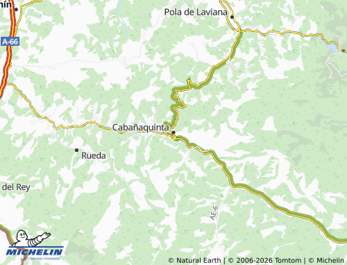 MICHELIN Cabañaquinta map - ViaMichelin
