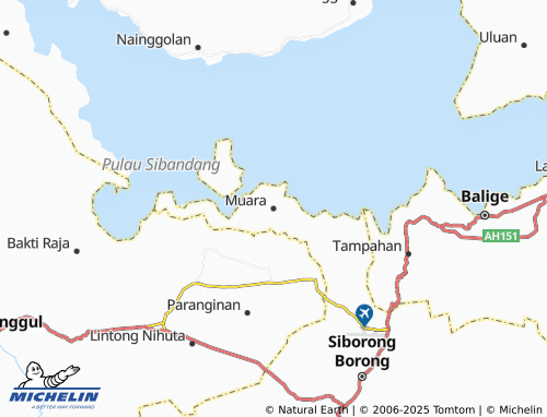 MICHELIN Muara map - ViaMichelin