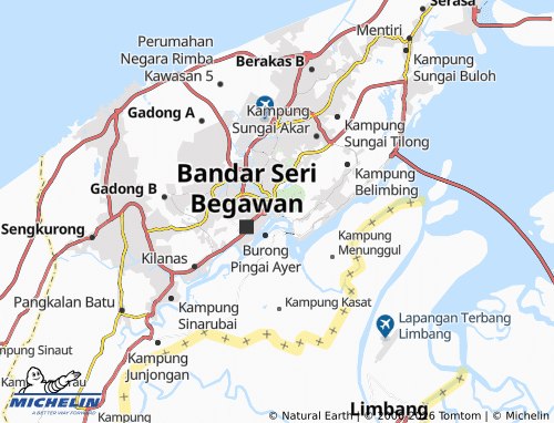 Mappa MICHELIN Pusat Bandar - ViaMichelin