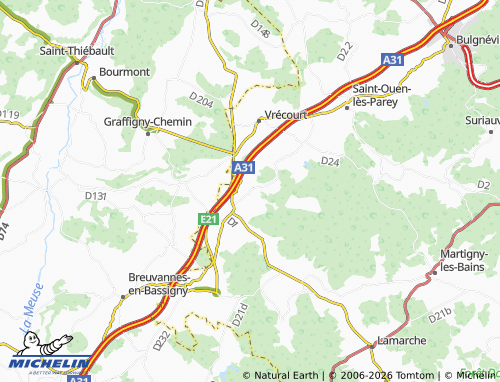 Mapa MICHELIN Robécourt - ViaMichelin