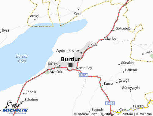 MICHELIN Şirinevler map - ViaMichelin