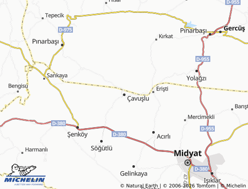 Mappa MICHELIN Çavuşlu - ViaMichelin