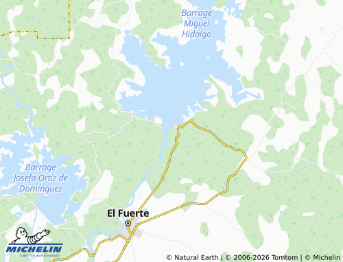 Mapa MICHELIN Campamento de la CFE - ViaMichelin