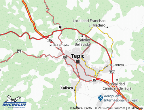 MICHELIN Adolfo López Mateos map - ViaMichelin
