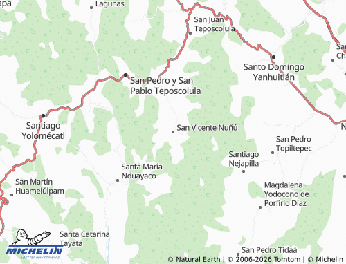 Mappa MICHELIN San Vicente Nuñú - ViaMichelin