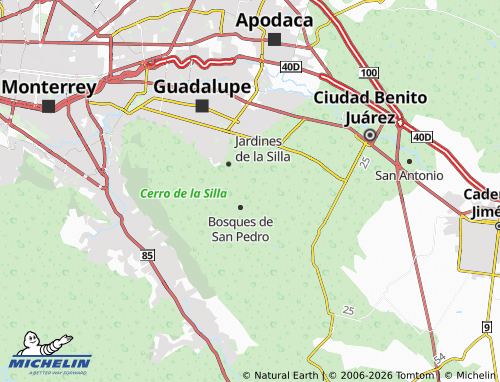 Mappa MICHELIN Santa Mónica 13 Sector - ViaMichelin