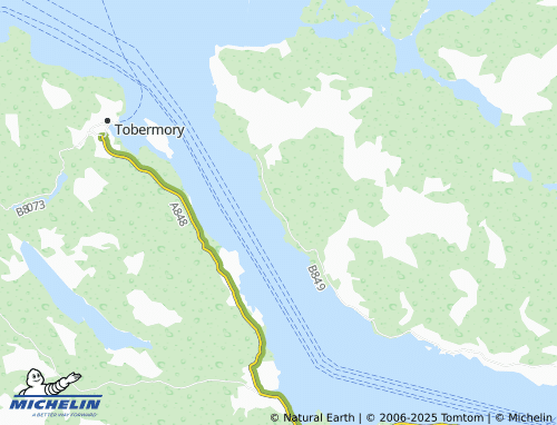 MICHELIN Glenmorven Cottage map - ViaMichelin