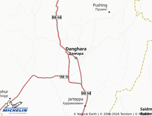 Mappa MICHELIN Danghara - ViaMichelin