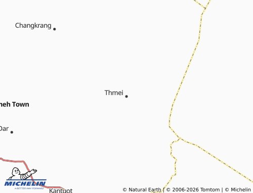 Mapa MICHELIN Thmei - ViaMichelin