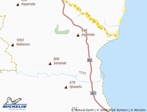 MICHELIN Katumbi map - ViaMichelin