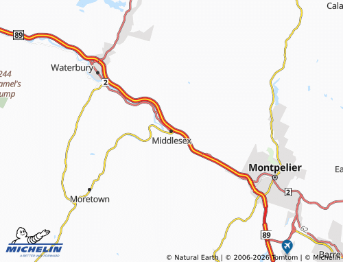 Mappa MICHELIN Middlesex - ViaMichelin