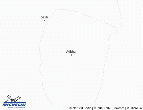 MICHELIN Adbhar map - ViaMichelin
