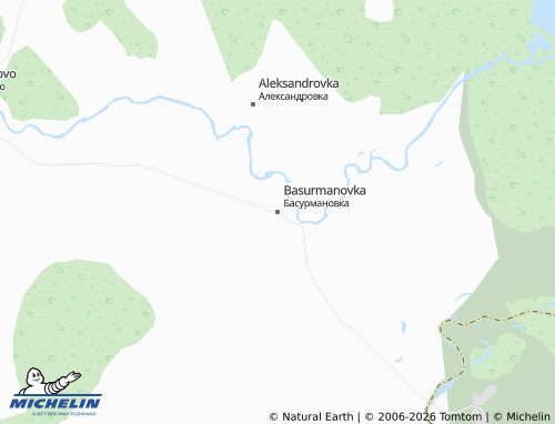MICHELIN-Landkarte Basurmanovka - ViaMichelin