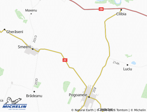 Mappa MICHELIN Udați-Mânzu - ViaMichelin