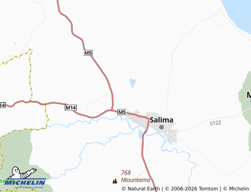 Mapa MICHELIN Kanchenembwe - ViaMichelin