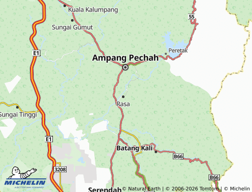 MICHELIN Taman Desa Rening Rasa map - ViaMichelin