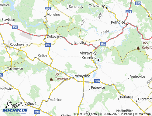 Mappa MICHELIN Dobřínsko - ViaMichelin