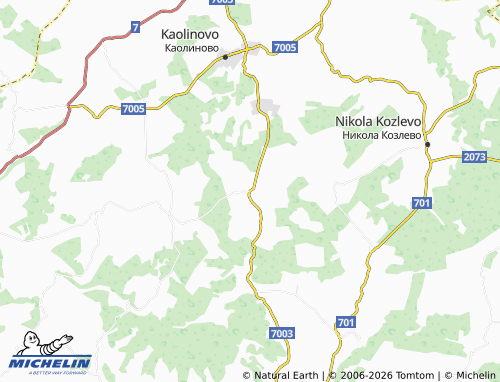 MICHELIN Lyatno map - ViaMichelin