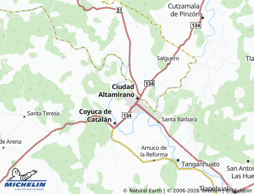 Mapa MICHELIN Chuperio - ViaMichelin