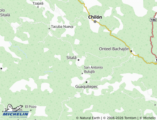MICHELIN Sitalá map - ViaMichelin