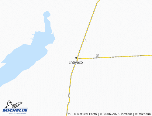 MICHELIN Intiyaco map - ViaMichelin