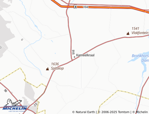 MICHELIN Kameelkraal map - ViaMichelin