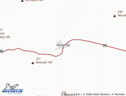 Mapa MICHELIN Meckering - ViaMichelin