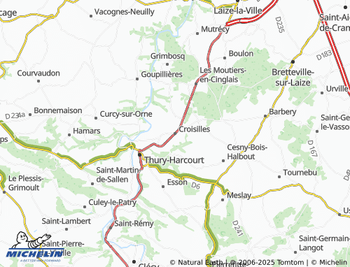 MICHELIN Croisilles map - ViaMichelin