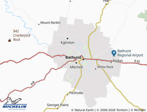 Mapa MICHELIN West Bathurst - ViaMichelin