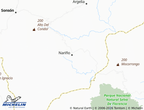 Mappa MICHELIN Nariño - ViaMichelin